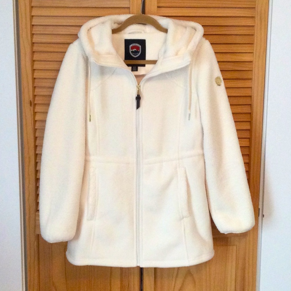 Fleece Hooded Stadium Coat